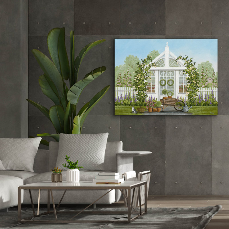  «Greenhouse In Spring» par Tanya Nyp, art mural sur toile, 54 po x 40 po