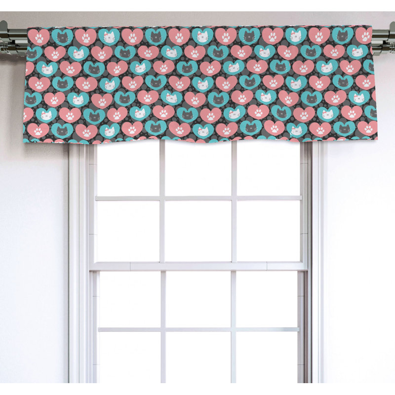 Sateen Ruffled Window Valance