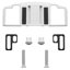 Siège de toilette de bidet non électrique EcoSeat S102, blanc rond-136235371