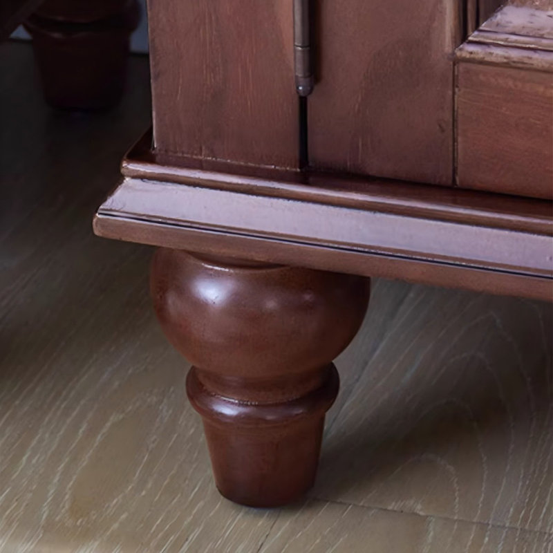 Dark Brown Upholstered Shoe Storage Bench, 18.9" H x 35.43" W x 14.96" D