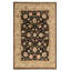 Hand-Knotted High-Quality Black and Gold Area Rug