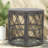 Compact Patio Tables, Grey Rattan Boho Style For Patio Home Entertaining
