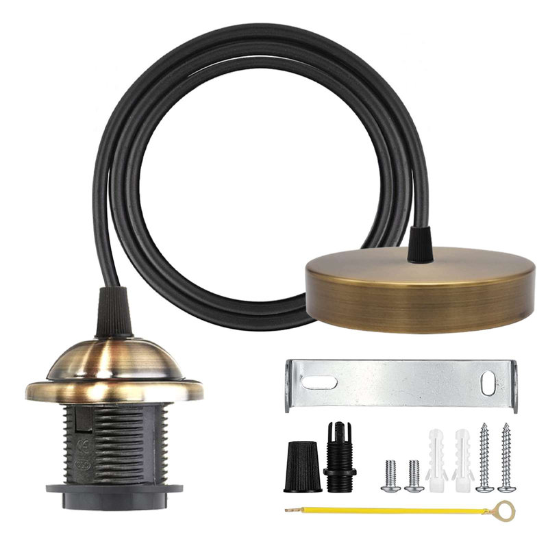 Amonnie 1 - Light Pendant, Green Brass/Black