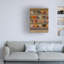 Reproduction de tapisserie multicolore moderne et contemporaine I sur toile par Chariklia Zarris-93520561