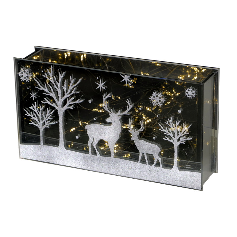 Verre rectangulaire à DEL