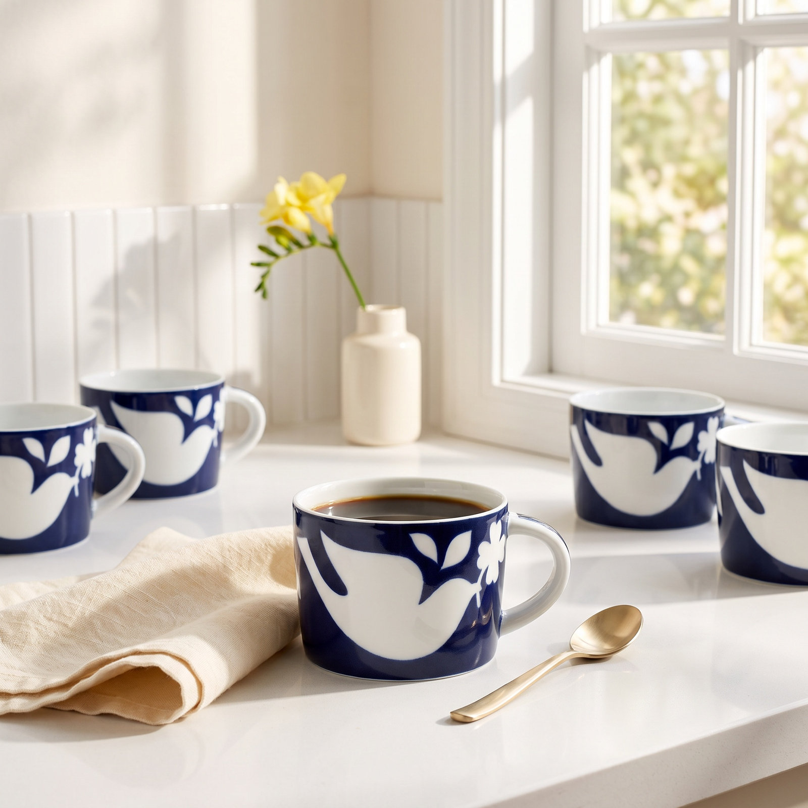 Bluefjord Porcelain Teacup