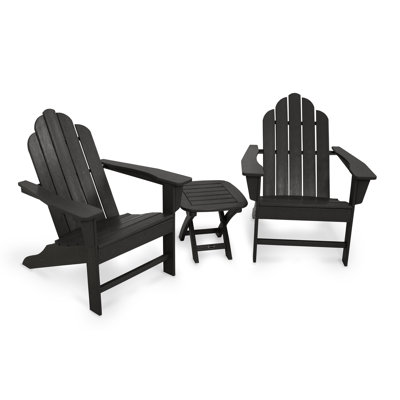 Ensemble 3 pièces POLYWOOD Long Island Adirondack