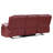 Elodie Red 3-Piece Reclining Sofa Set-153988774