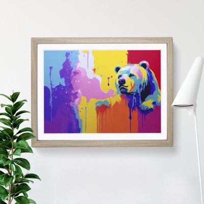 Bear Paint Splash Vol.3 - Framed Print