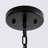 60" 18-Light Black Wagon Wheel Chandelier with Glass Shade for Dining Room Living Room Foyer