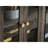 Gray Walnut - Finished 70"W Fireplace Tv Console, Heater, Led, Cabinets, Shelves And Multiple Flame Color Variations Stand In Style, Led , Options
