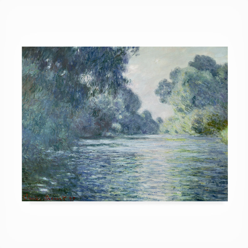 Décoration murale Claude Monet «Branche de la seine près de Giverny», L 47 po x H 35 po