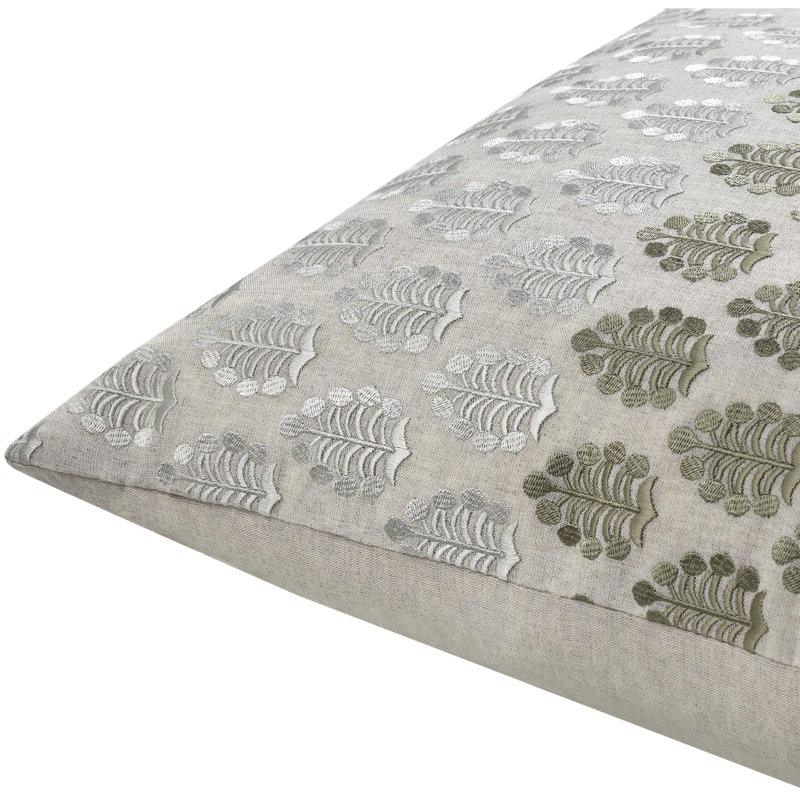 Fabuleuse Accent Pillow, Square 20", Pillow Cover Only - No Insert, Green