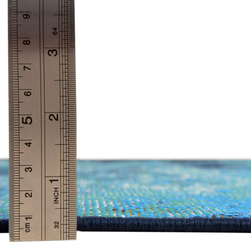 Ethem  Washable Indoor / Outdoor Rug, Rectangle 2' x 3'