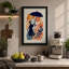 Figure Among Flowers Botanical - Wrapped Canvas-154484817-154484841