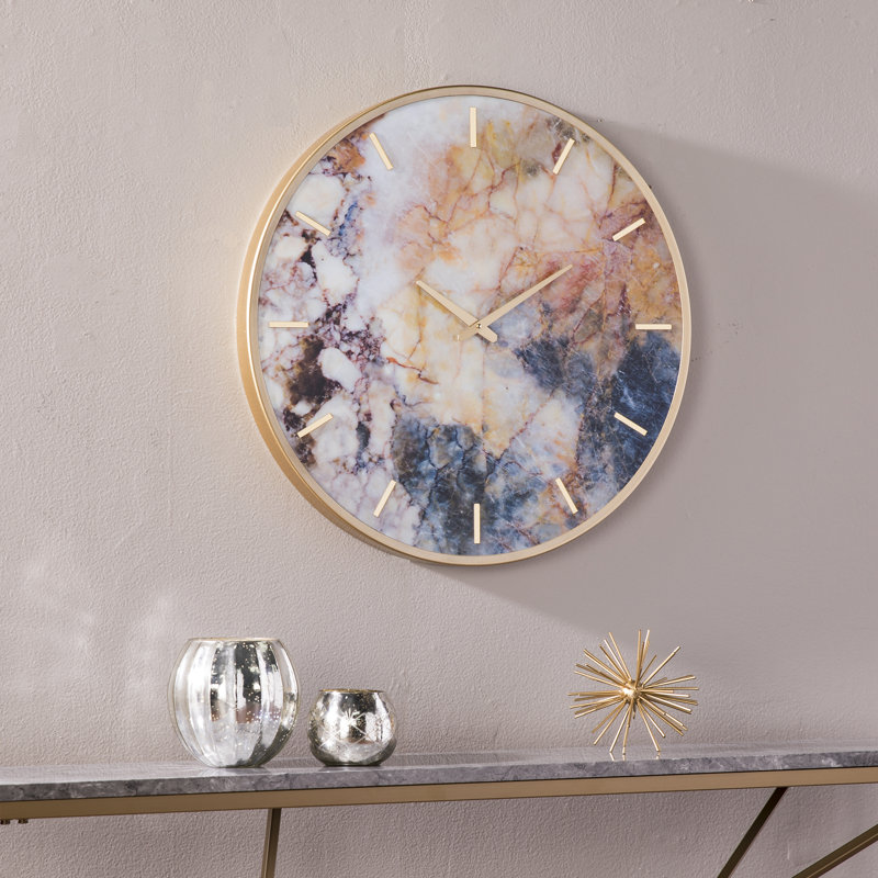 Saldana Metal Wall Clock