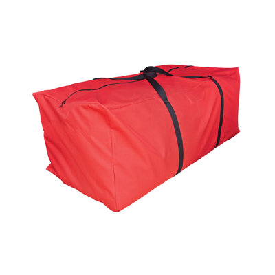 Grand sac de rangement rouge pour Noël