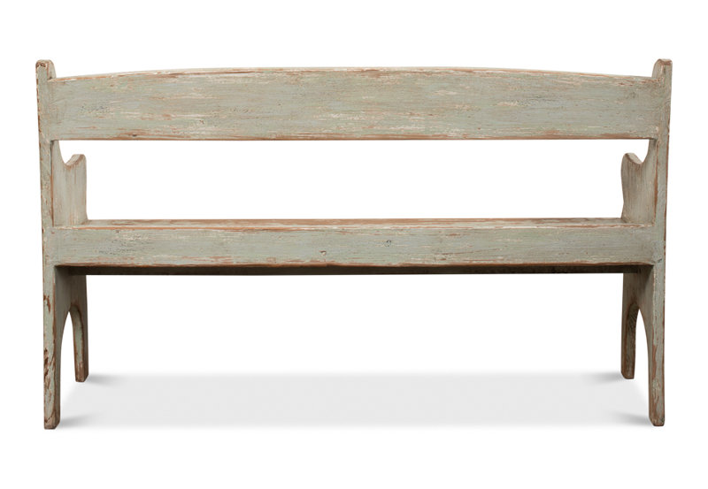 Arlo Solid Wood Bench, Green