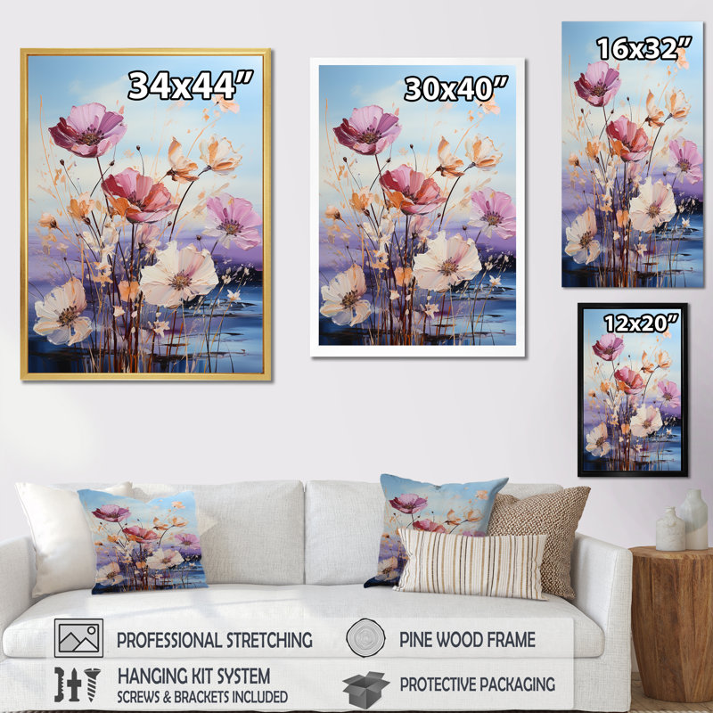 «River Meadow Charm», impression sur toile, Toile tendue, H 40 po x l 30 po x P 1,5 po