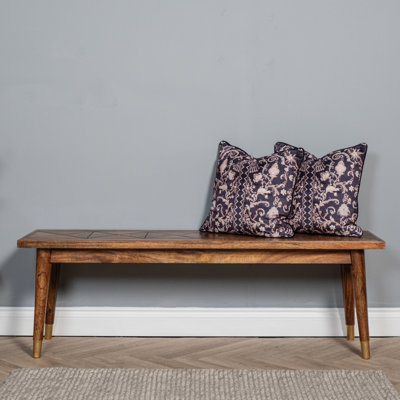 Aryas Solid Wood Storage Bench
