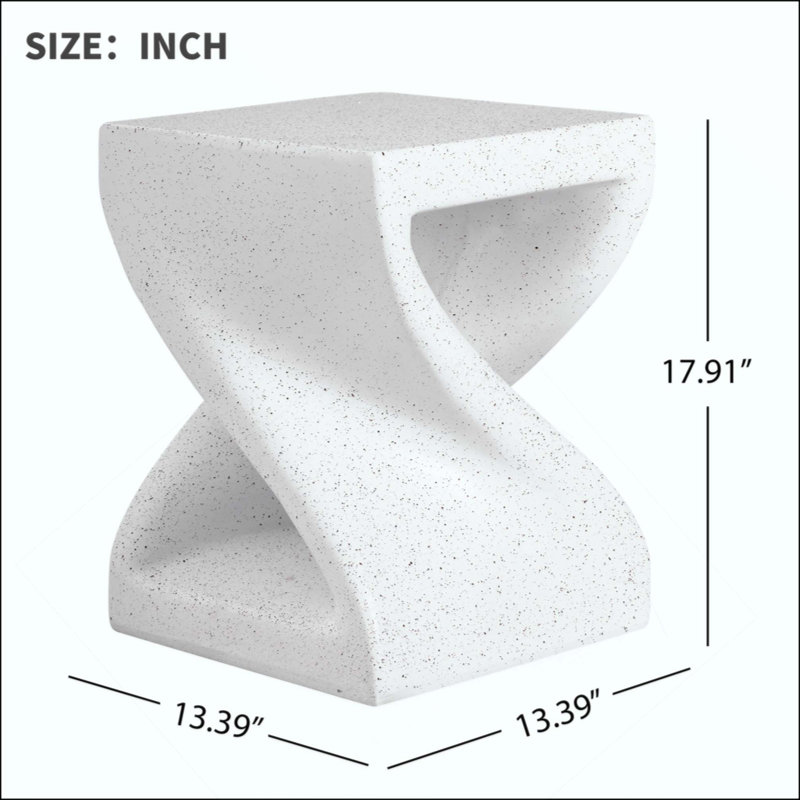 Table d'appoint d'extérieur moderne MGO Terrazzo-Speckled