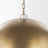 Miles 1 - Light Gold Single Pendant