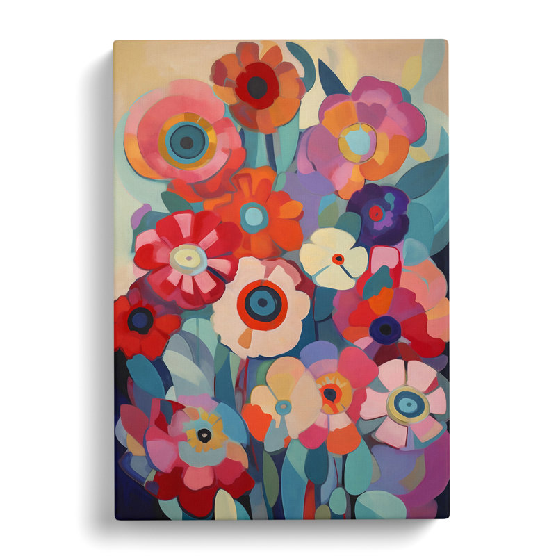 Brungardt Flowers Orphism Design Vol.3 - Wrapped Canvas, 50cm H x 35cm W x 3cm D