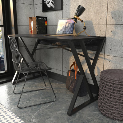 Tenafly Adjustable Height Stainless Steel Writing Desk