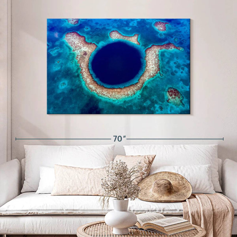 Antenne Tergel Great Blue Hole, H 32 po x l 48 po