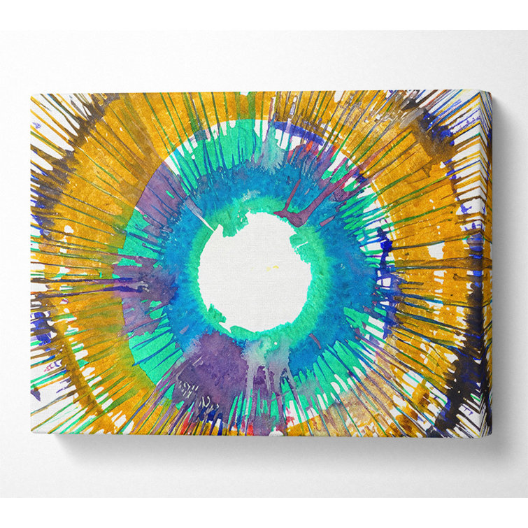 Metro Lane Sun Ray Illusion - Wrapped Canvas Art Prints | Wayfair.co.uk