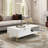 Mid-Century Modern Coffee Table with Double Drawers-1723451471
