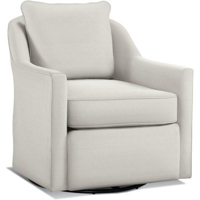 Leighton Boucle Cotton Swivel Armchair
