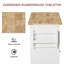 Îlot de cuisine sur roulettes avec plateau en bois d'hévéa, porte-épices, porte-serviettes et tiroirs pour un rangement et une mobilité efficaces-1686475943