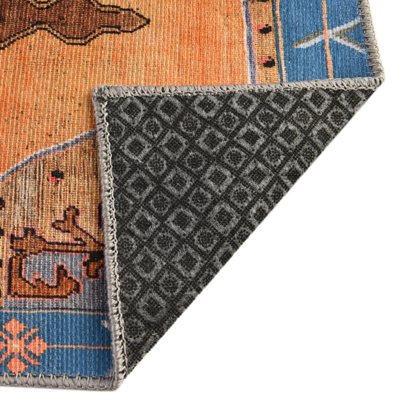Oppie Chenille Oriental Indoor Rug, Rectangle 7'6" x 10'6"