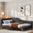Upholstered Daybed With Headboard And Armrest-1372683363-1372683365