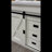 Farmhouse Bathroom Vanity with Sink, Bathroom Vanity Cabinet with 3 Drawers & Sliding Barn Door, Small Bath Storage Vanity Sink Set with Metal Handles-112246280