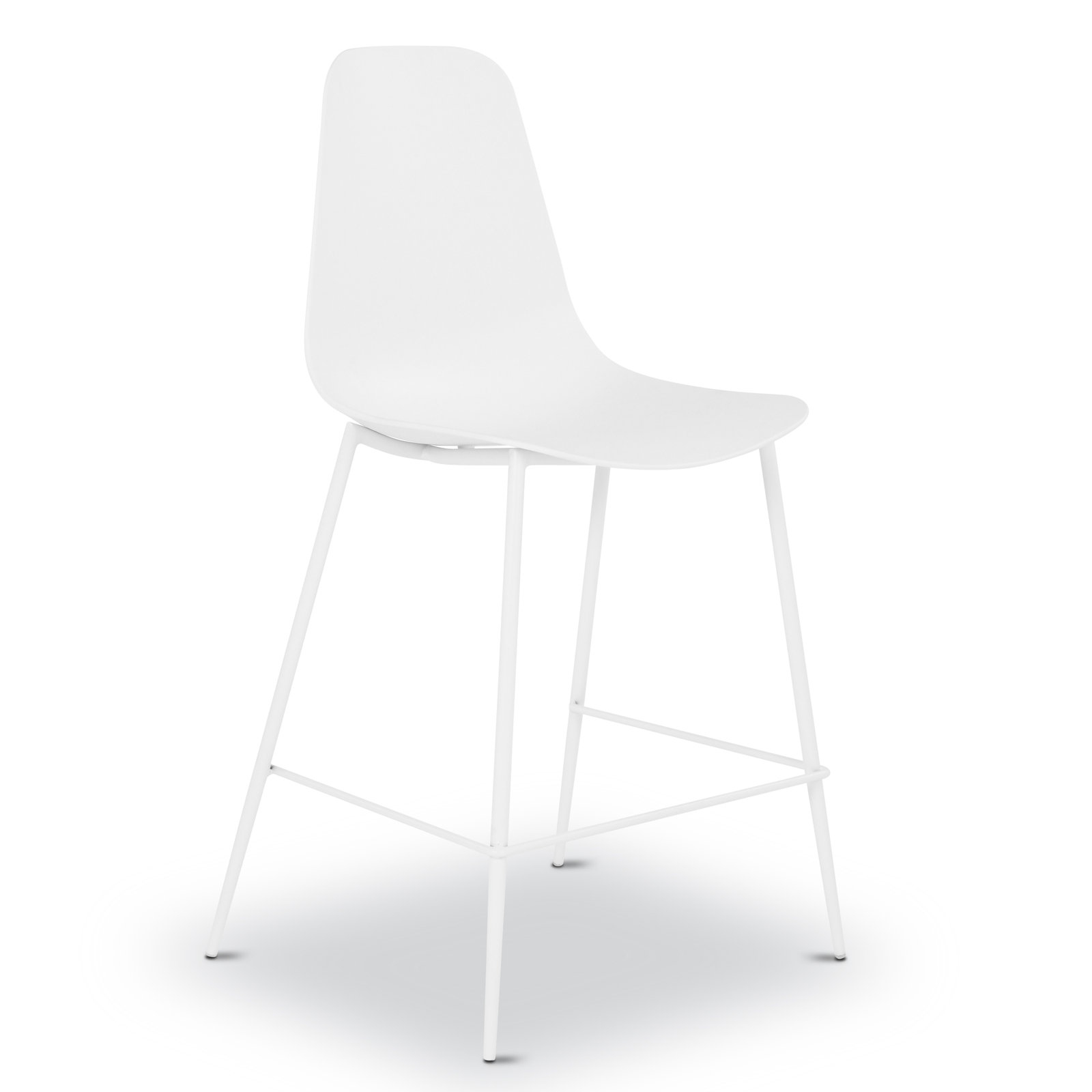 Isla 25" Bar Stool, White