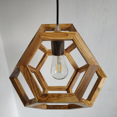 Chewelah 1 - Light Oil Geometric Pendant