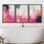 Color Blocks " Vibrant Abstract Contemporary Colour Illustration Modern Colourful Ultra " 3 - Pieces-98697237-98697238