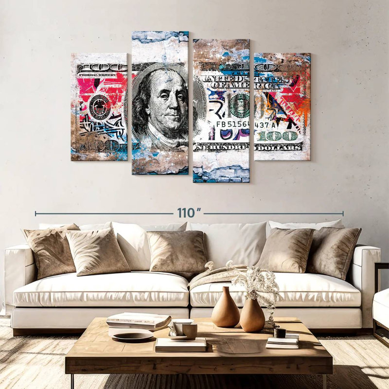 Billet de dollar Kerner, H 54 po x l 84 po