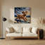«Dogs Silky Terrier», art mural en métal gris-673184696
