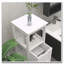 Armoire de salle de bain avec 2 tiroirs et tablette