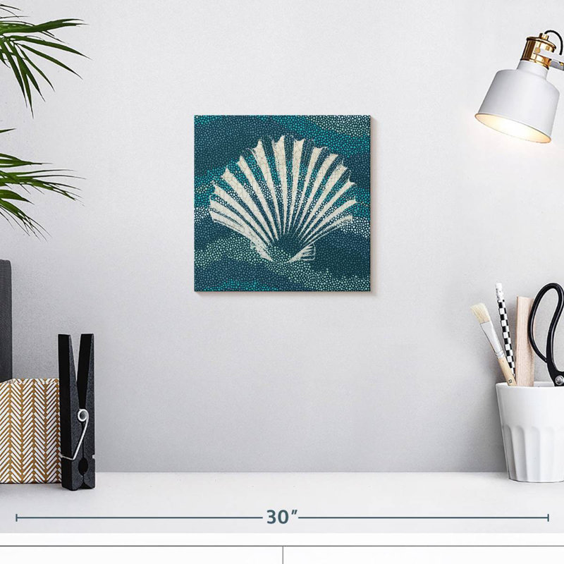 Verre de mer bleu Aletra I, H 10 po x l 10 po