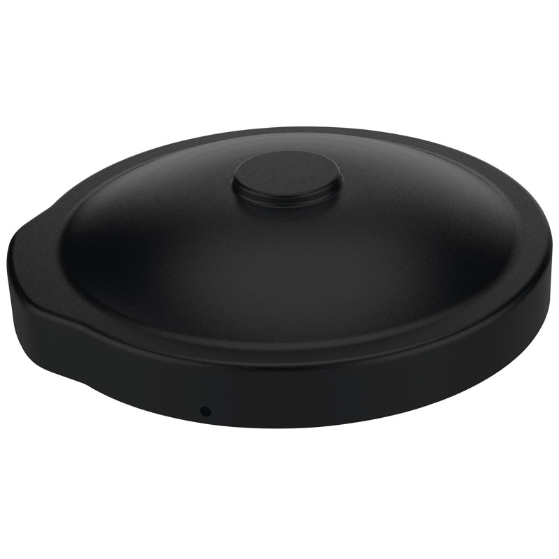 Couvercle en plastique universel Vestil, Noir
