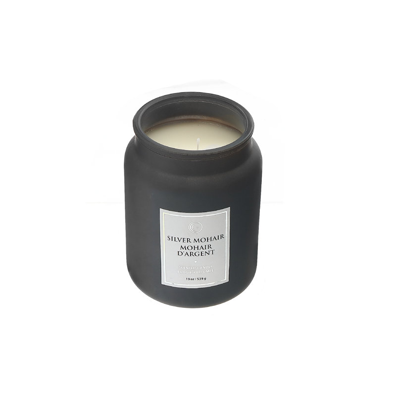 Silver Mohair Scented Jar Candle