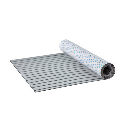 Premium EVA Foam Boat Decking Sheet - Non-Slip Self-Adhesive Marine Flooring with V-Groove Design for Yachts & Pontoons