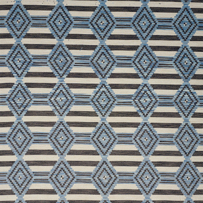 Manta Performance Fabric, Blue/ Medium Blue