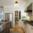 Single-Light Ribbed Milk Glass Flush Mount