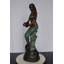 Statue en bronze de sirène tenant deux poissons de la collection Nifao - Taille: L 14 po x l 14 po x H 43 po.