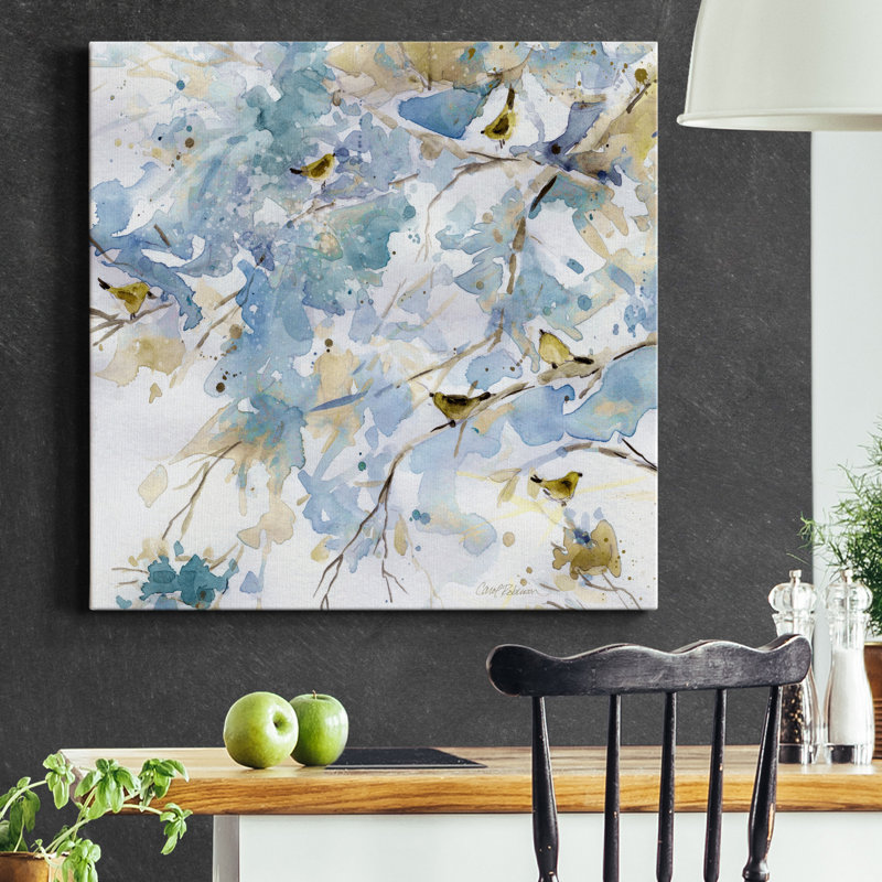 Lavande printemps II - reproduction d'art sur toile tendue, H 32 po x l 32 po x P 1 po